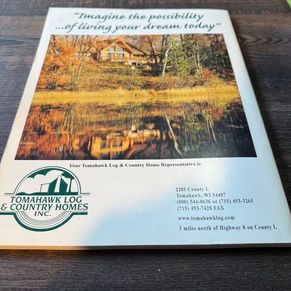 Tomahawk Log and Country Homes Home Plan Book from Mid-2000's - Picture 2 of 6